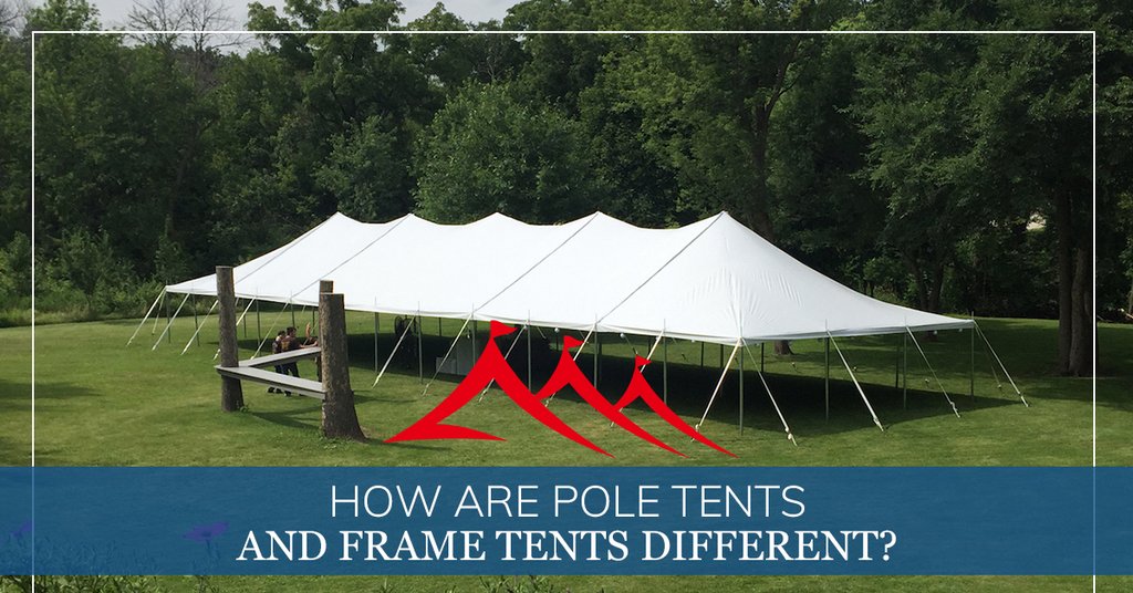 when to use a frame tent