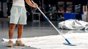 washing a tent