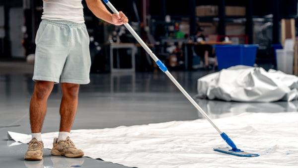 washing a tent