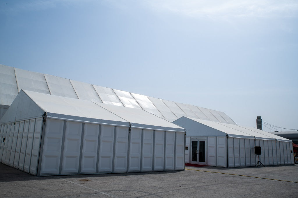 warehouse tents