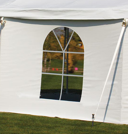 Canopy sidewalls with windows top