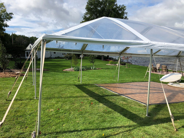 Clear Tent Rental Cost Clear Top Tent: 30'x45' Rental B And B Tent