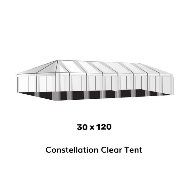 30x120 Clear Top Tent for Sale American Tent