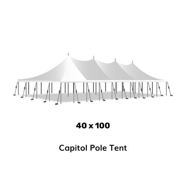 40x100 Pole Tent