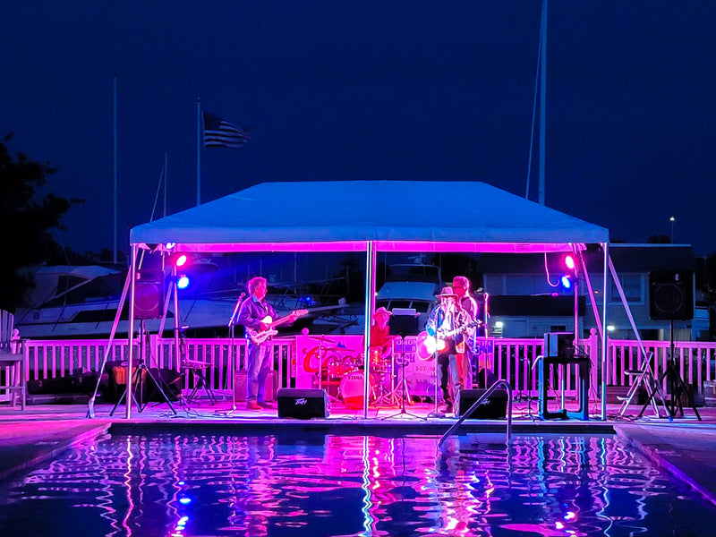 10x30 party tent for band