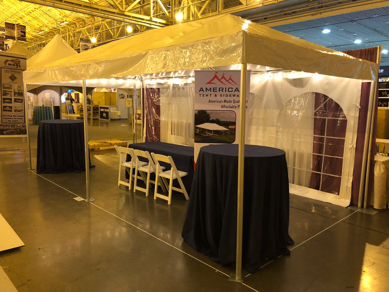 10x20 frame tent for trade show booth