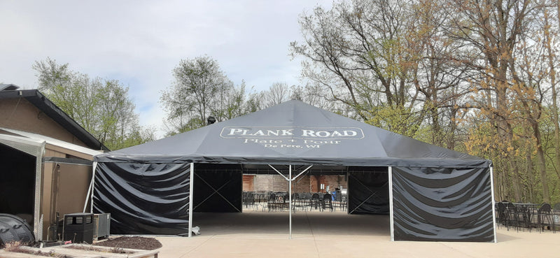 40x40 logo tent
