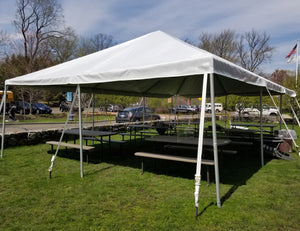school lunch tent