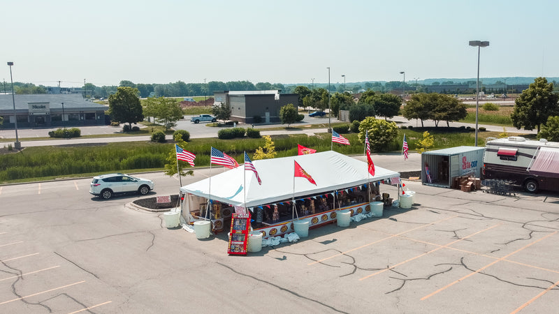 temporary structure pop up shop