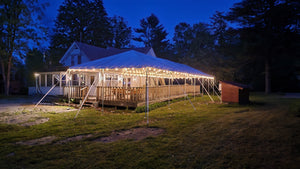frame tent for long term installation