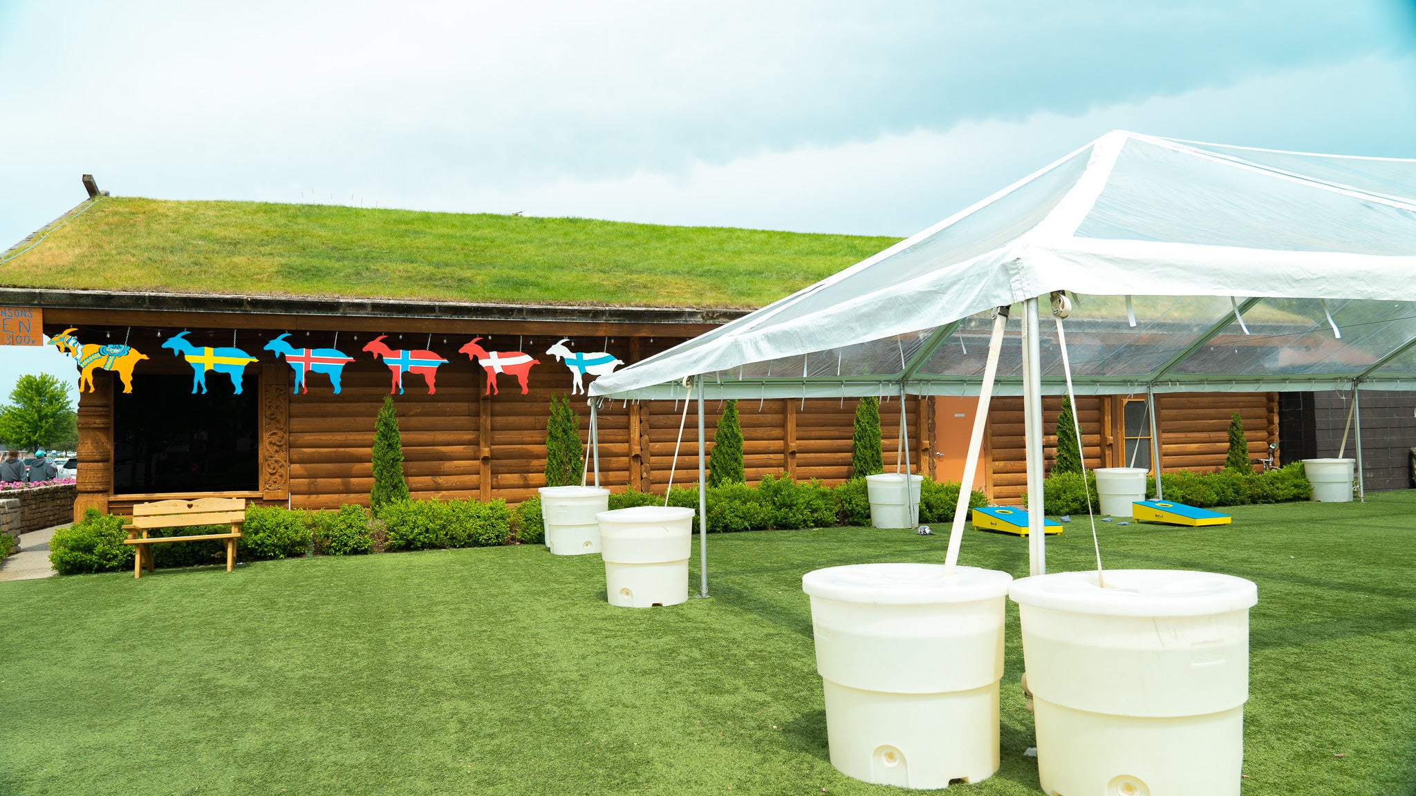 weights for a tent Giffy Commercial Tent Ballasting System | Tent Anchoring Alternative to Using Concrete