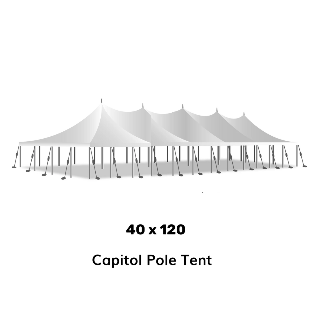 elario xl tent for sale 40x120 Large White Pole Tent for Sale
