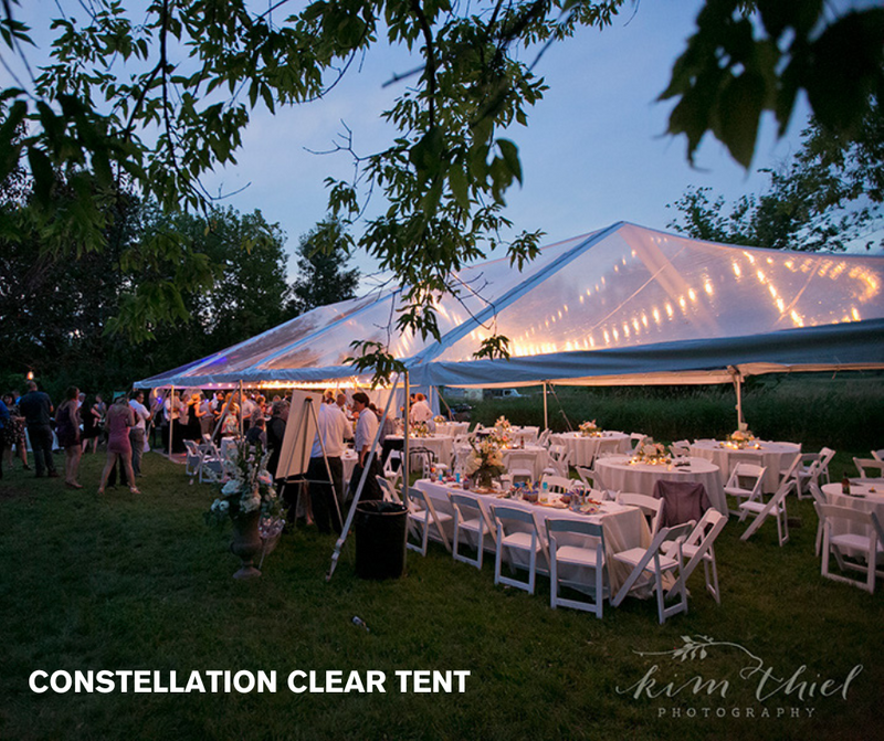clear wedding tent