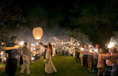 Tents for a wedding ceremony