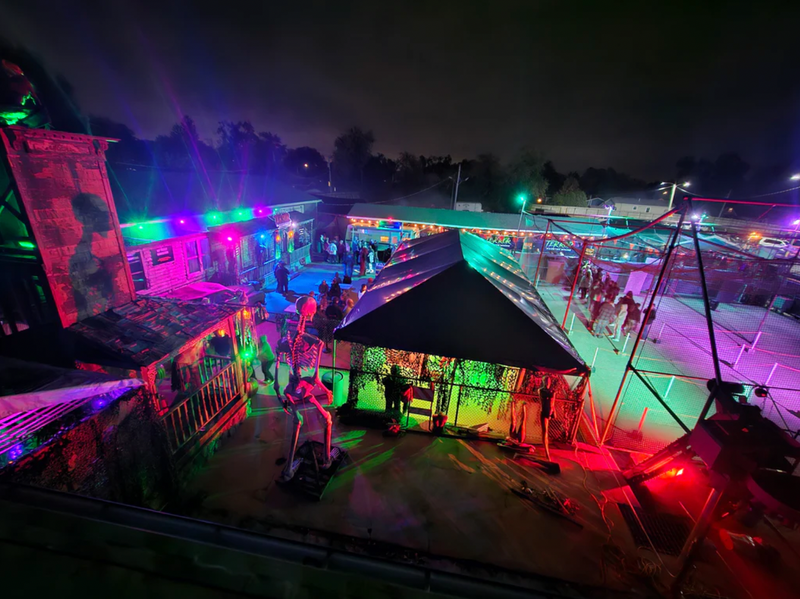 halloween carnival tent