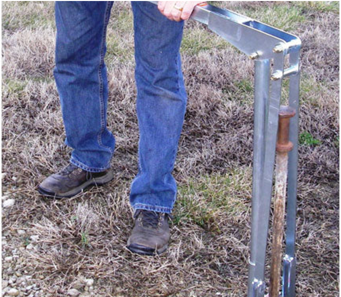 removing tent stakes