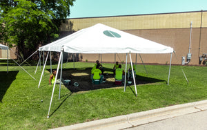 construction crew outdoor breakroom