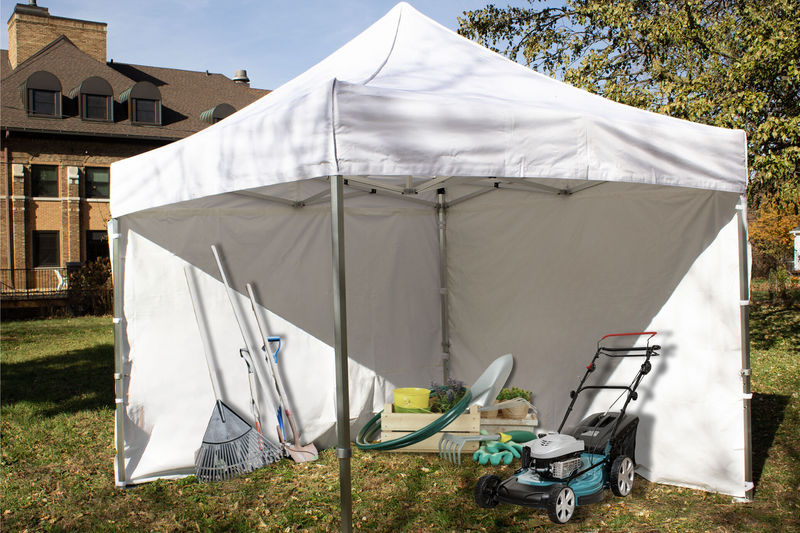 tent shed for yard tools