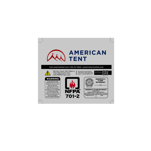 Flame retardant meeting code NFPA 701-2