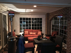 patio enclosed with custom window sidewalls