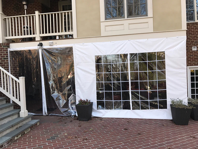 custom clear and window sidewalls