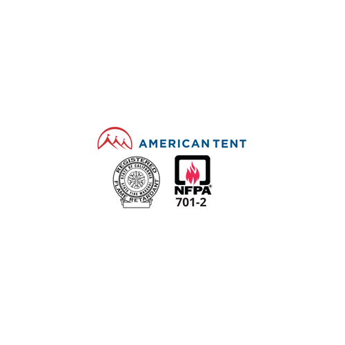 Flame retardant meeting code NFPA 701-2
