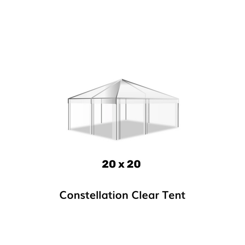 20x20 Clear Top Tent