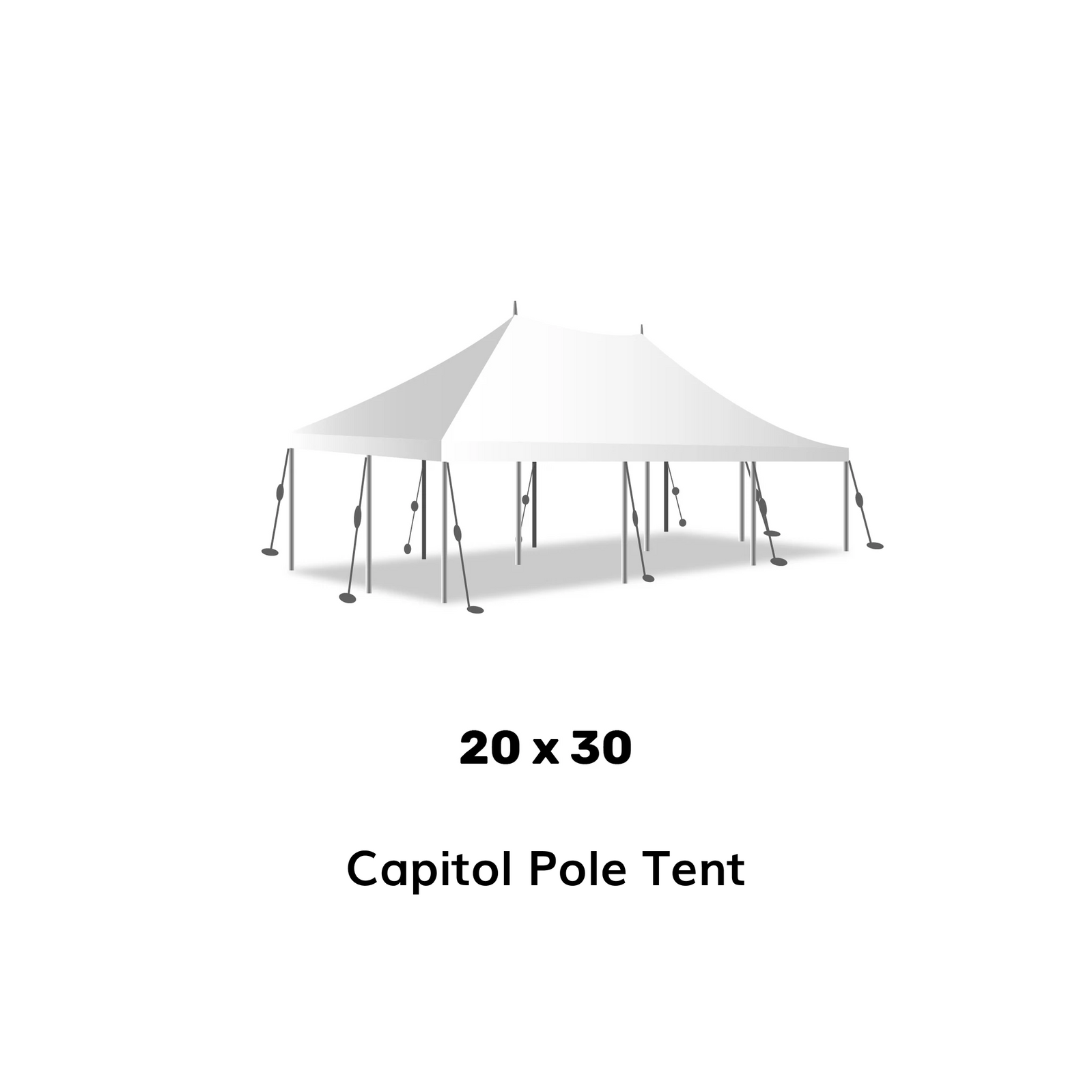 20 x 30 Commercial Pole Tent for Sale American Tent