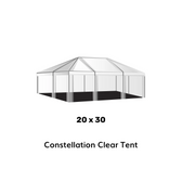 20x30 Clear Top Tent