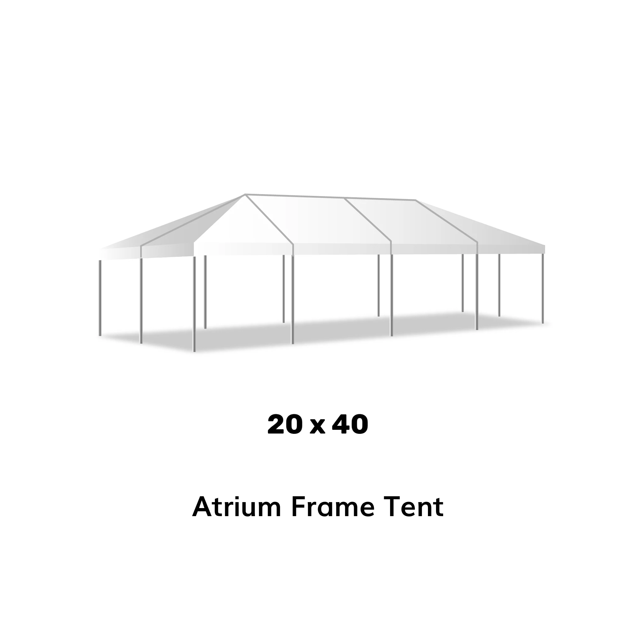 20 x 40 top tent for sale