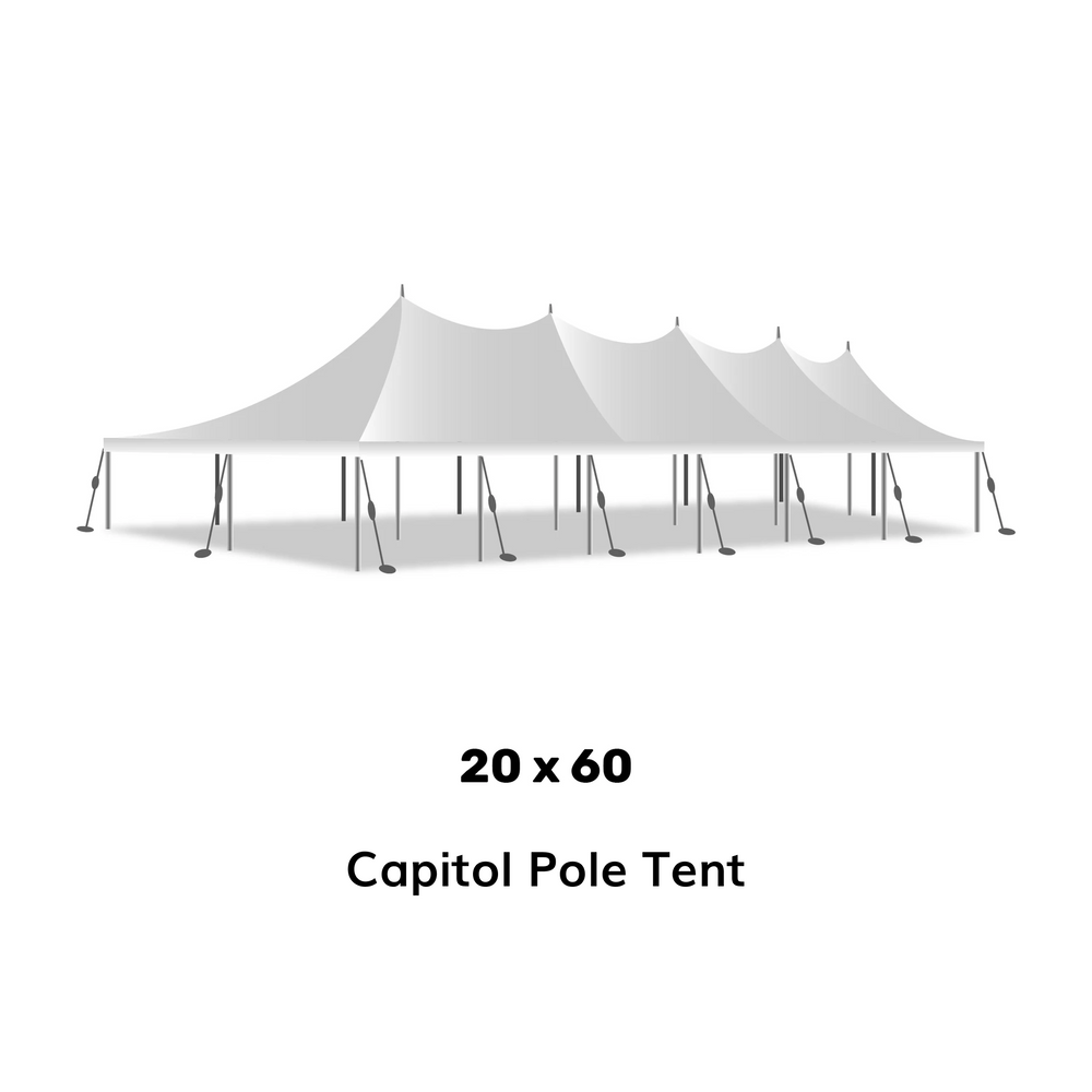 20 X 60 Commercial Pole Tent For Sale American Tent