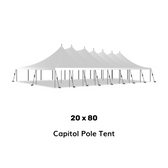 20x80 Pole Tent