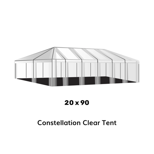 20x90 Clear Top Tent
