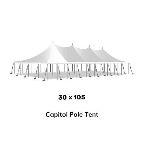 30x105 Pole Tent
