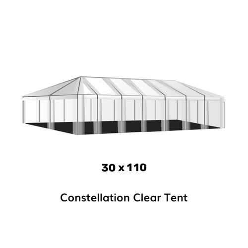 30x110 Clear Top Tent
