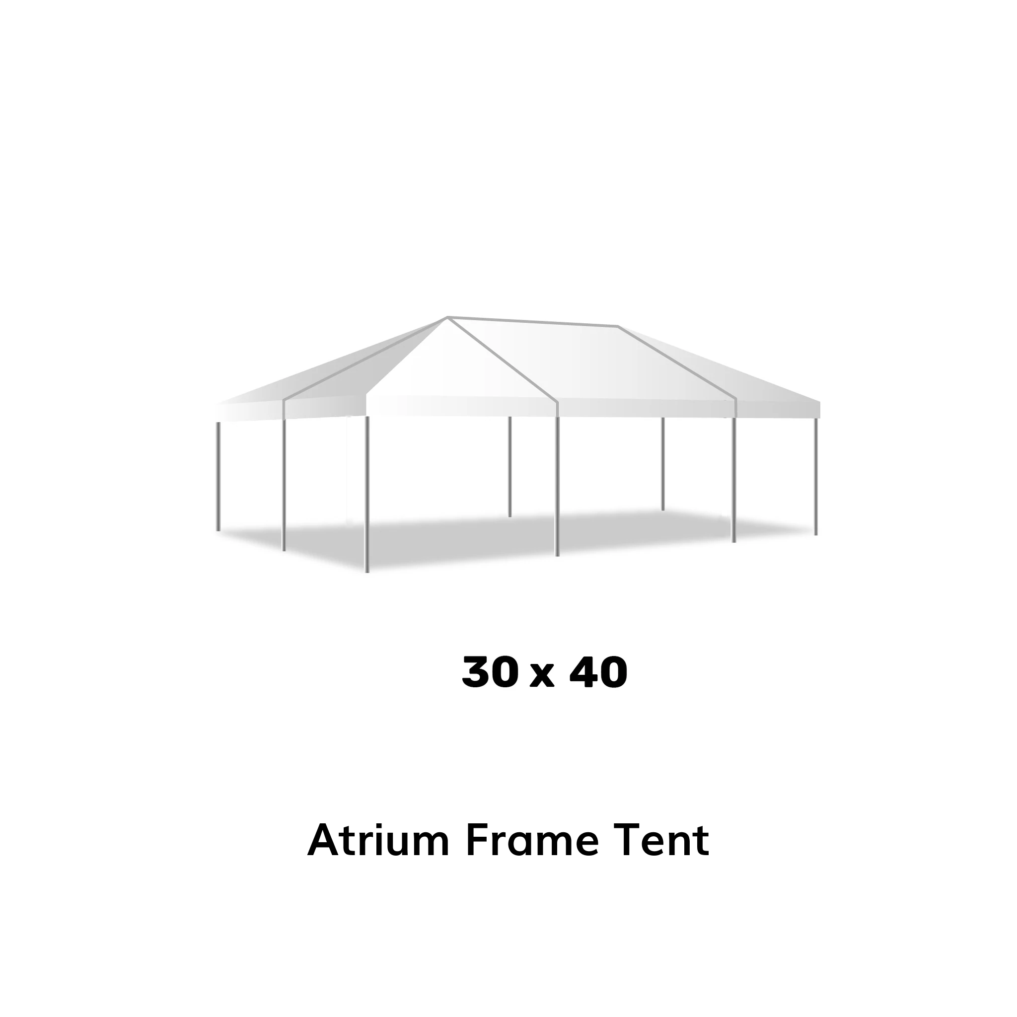 30' x 40' Frame Tent