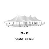 30x75 Pole Tent