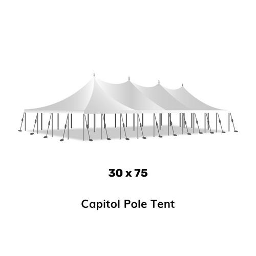 30x75 Pole Tent