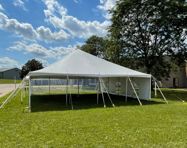 30x30 White Pole Tent for Sale American Tent