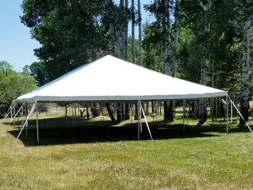 40' x 40' White Frame Tent