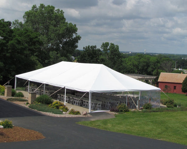 30x50 Frame Tent | Premium Commercial Grade | Fire Resistant | 16 oz 1000 Denier Blockout Vinyl | Made in USA