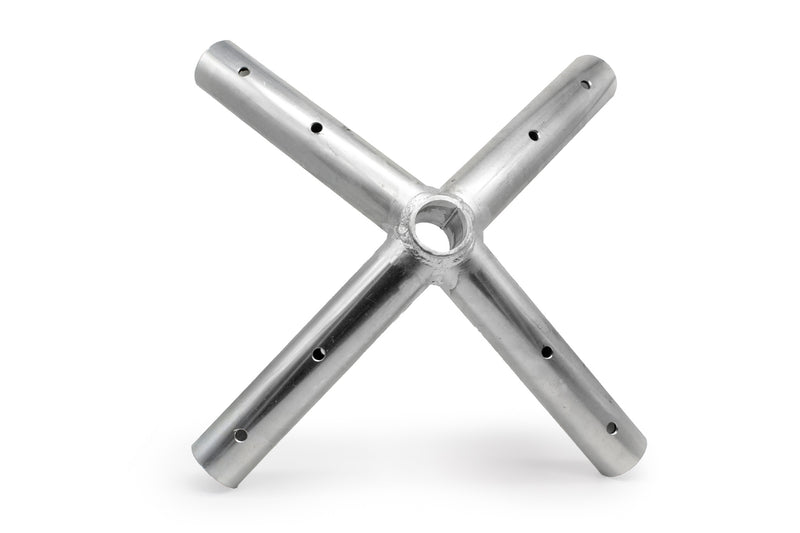 Four Way Crown Fitting Ensures Balance for Smaller Square Tents