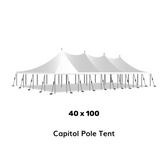 40x100 Pole Tent