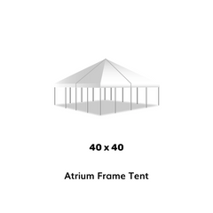 40x40 Frame Tent  AAA Tents for Events