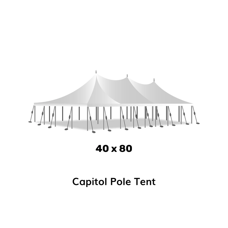 40x80 Pole Tent for Sale - Order Commercial Big Tent Here! | American Tent
