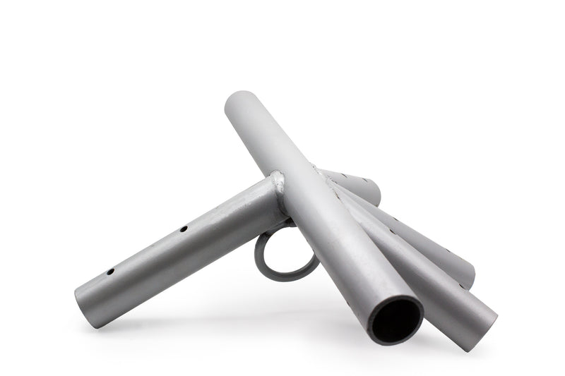 Six Way Side Tee Fitting (with Ring) for Seamless Tent Support