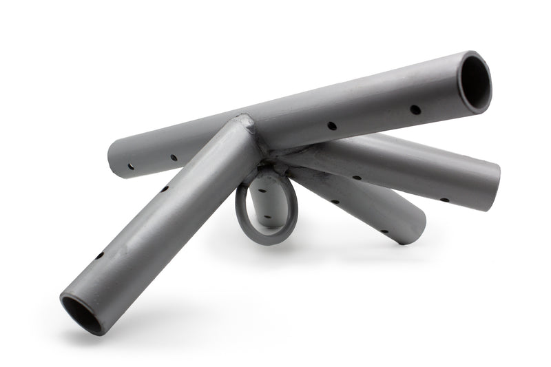 Six Way Side Tee Fitting (with Ring) for Seamless Tent Support