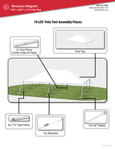 10x20 Pole Tent