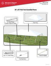 20x30 Pole Tents For Sale