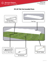 20 x 60 Pole Tent